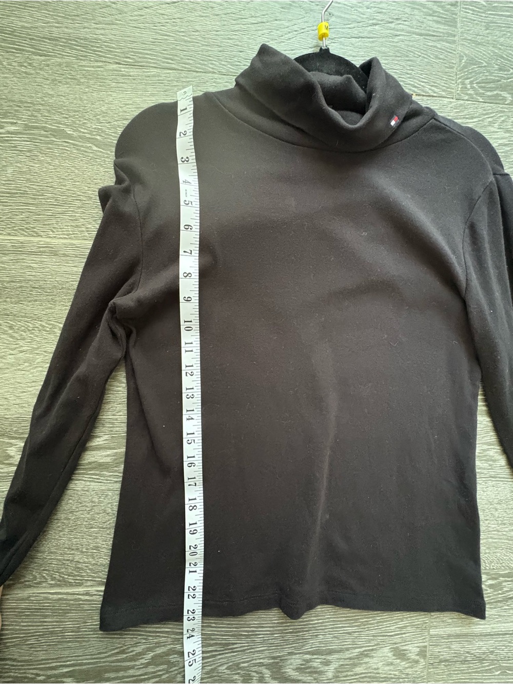 Tommy Hilfiger Cotton Turtleneck in Blacl Sz M - Picture 8 of 8